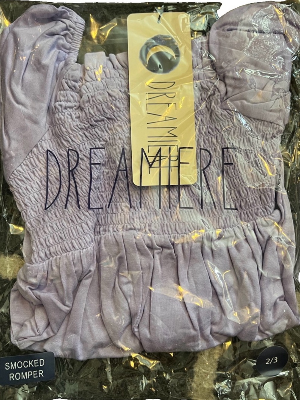 Dreamiere Smocked Romper 2T/3T NWT